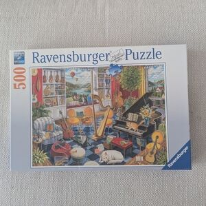Ravensburger The Music Room 500 Piece Jigsaw Puzzle Complete